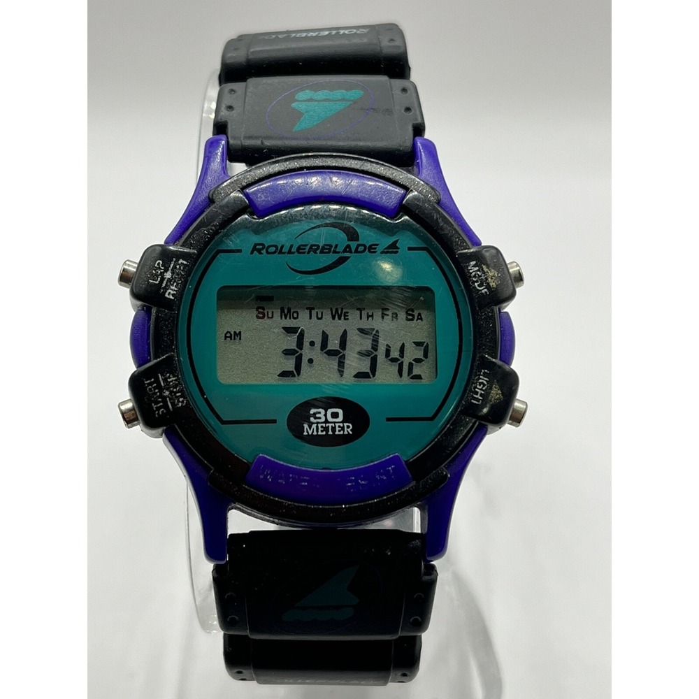 Vintage RARE 1996 Rollerblade Cap'n Crunch Digital Promo Watch- New Battery